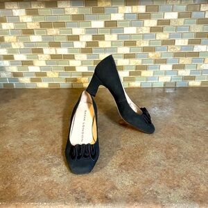 Sacha London black suede pumps NWOT